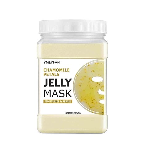Jelly Mask Powder, Natürliche Feuchtigkeitsspendend Gelee-Gesichtsmaske, Aufhellung Tonmaske, Peel-Off-Gelmaske, Tiefenreinigung Gelee-Maskenpulver (Kamille)