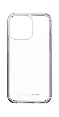 IDEAL OF SWEDEN Durchsichtige Handyhülle mit erhöhten Kanten und Nicht vergilbenden Materialien, fallgetesteter Schutz mit transparentem Finish, kompatibel mit iPhone 15 Pro Max (Transparent)