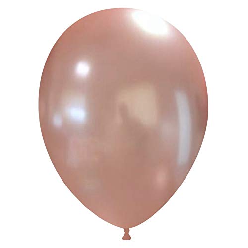 Event Kauf 25-1000 STK. Luftballons Metallic / Standard, Ø ca. 27 cm, Helium (500 Stück, Metallic Nr.66: Roségold)