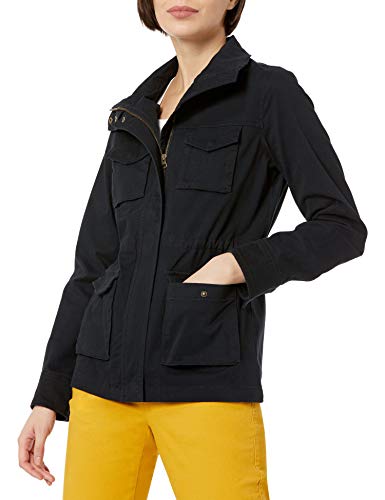 Amazon Essentials Utility Jacke_dnu Outerwear-Jackets, schwarz, US M (EU M - L)