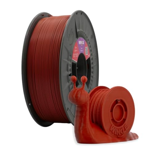 Winkle PLA HD Filament 1,75 mm Mahagoni Braun Filament für 3D-Druck, 1000 kg Spule