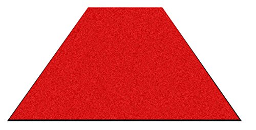 Andersen 445310585115 Colorstar Nylon Faser Innenraum Bodenmatte, Nitrilgummirücken, 700 g/sq. m, 85 cm Breite x 115 cm Länge, Reines Rot