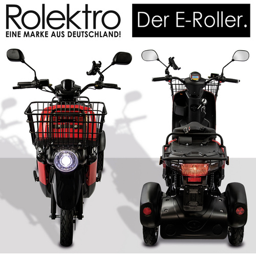 Rolektro Elektroroller »E-Carrier«, max. 25 km/h, Reichweite: 90 km