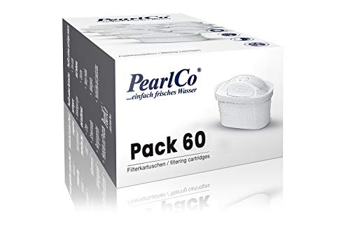 PearlCo - unimax Pack 60 Filterkartuschen - passend zu Brita Maxtra