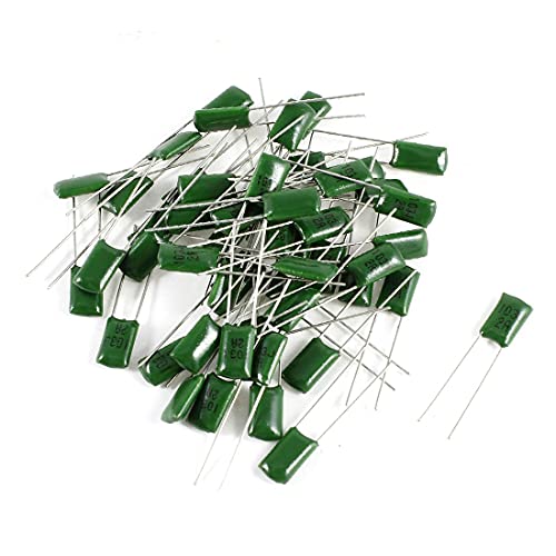 50 Stück Radial Leads Polyester Film Cap Capacitance Capacitors Green 2A103J 100V 10nF 5% Passive Components