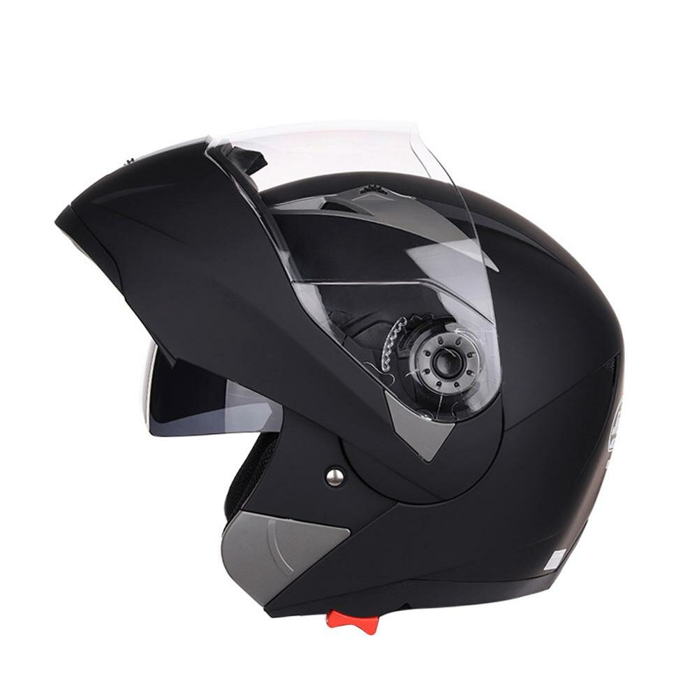 JIEKAI JK105 Motorradhelm Flip Up Unveiled Headpiece mit Doppellinse für Elektrofahrräder für Männer Anti-Fog für alle J