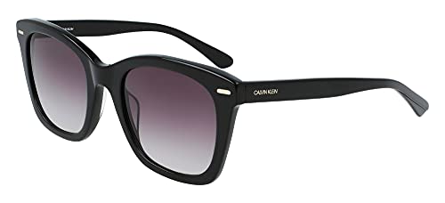 Calvin Klein Damen CK21506S Sonnenbrille, Black, 52/21/140