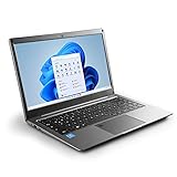 Notebook CSL R'Evolve C14i v2 Windows 11 Pro - Ultra-Slim Laptop, 14,1 Zoll Full HD 1920x1080 IPS, Intel N4120 CPU 4x2600 MHz, 64 GB eMMC + 1000 GB M.2 SSD, 4 GB DDR4-RAM, AC WLAN, BT 4.2