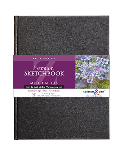 Stillman & Birn: Zeta-Sketchbook 8,25 x 11,75 in (A4) Hardcover 270gsm - natürliche weiß glatt