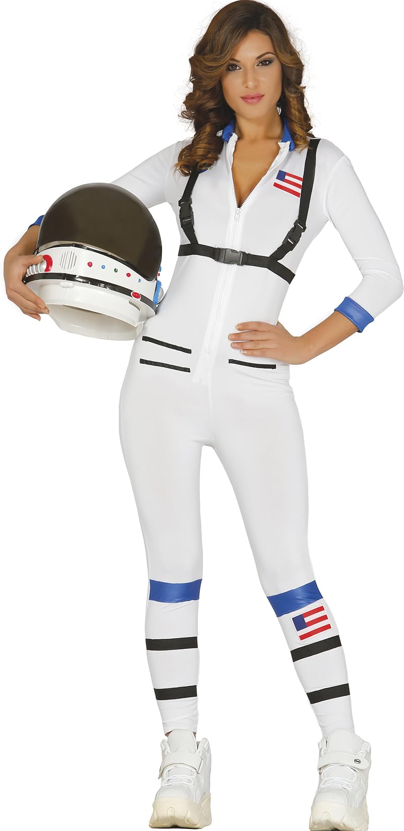 Guirca 84947.0 halloween Astronauten-Kostüm für Erwachsene, Mujeres, weiß, Talla 36-40