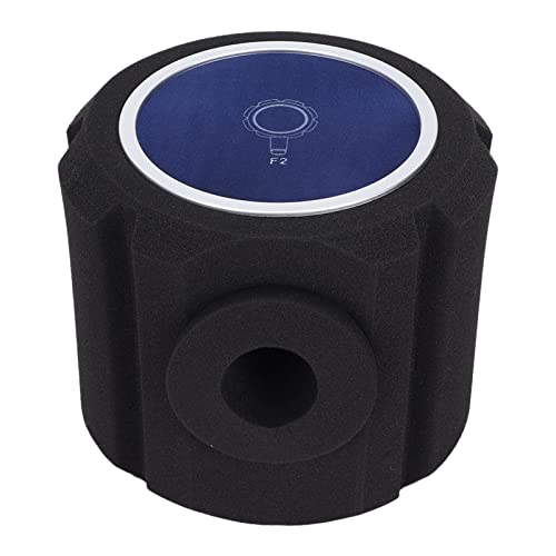 Schwamm Mikrofonabdeckung, Integrierter Ausblasschutz Handmikrofon Windschutz Geräuschunterdrückung Winddicht für Mikrofon