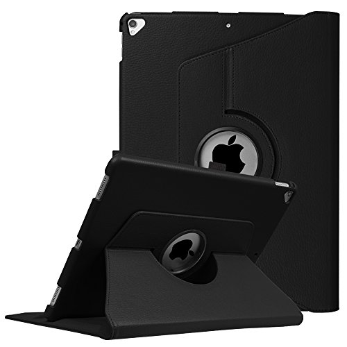 Fintie Hülle für iPad Pro 12.9-360 Grad Rotierend Stand Cover Case Schutzhülle Tasche mit Auto Schlaf/Wach Funktion für iPad Pro 12.9 2. Generation 2017/1. Generation 2015, Schwarz