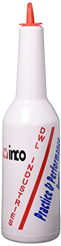 Winco Bottle, White with Lavender Tint PFBT-11W Flair-Flasche, weiß mit Lavendel-Tönung, Plastik, Medium