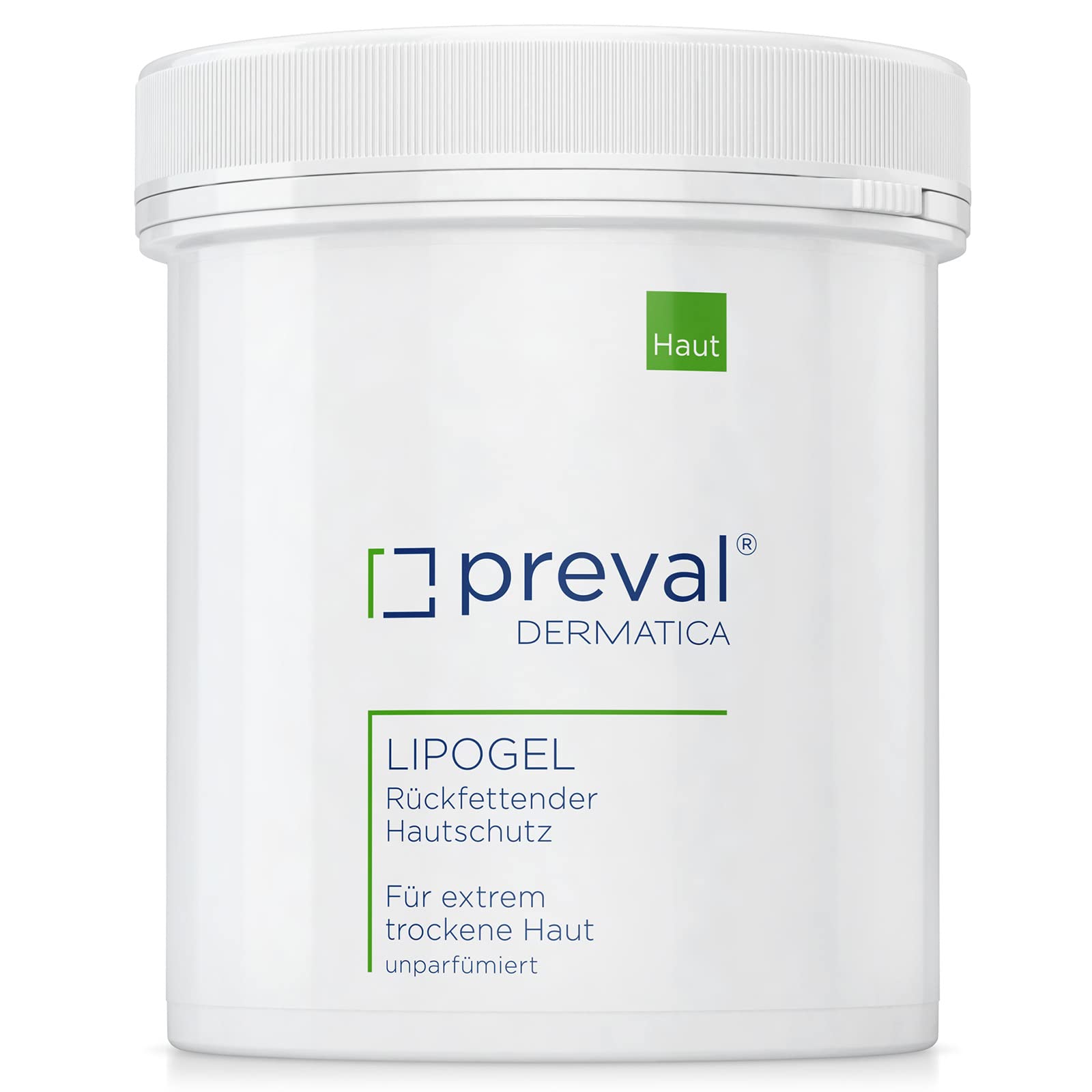 preval® LIPOGEL | Handcreme 400 g | Rückfettender Haut- und Kälteschutz für extrem trockene Haut