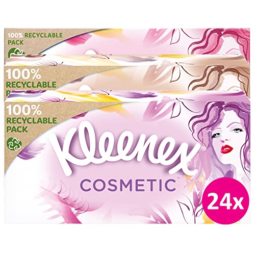 Kleenex Kosmetiktücher, 24er Pack ( 24 x 80 Tücher)