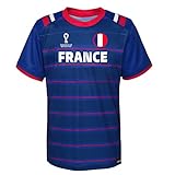FIFA Herren Offizielle Weltmeisterschaft 2022 Classic Short Sleeve – Frankreich T-Shirt, blau, XXL