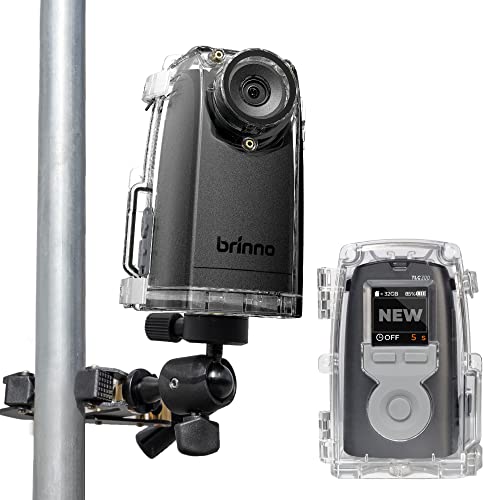 Brinno BCC300-C Video-Set Timelapse – Kamera TLC300 1080P FHD HDR, IPS-Display, Schutzgehäuse Klasse IPX4, Befestigungsklammer – einfache Bedienung, ideal für Projekte, Bauprojekte innen und außen