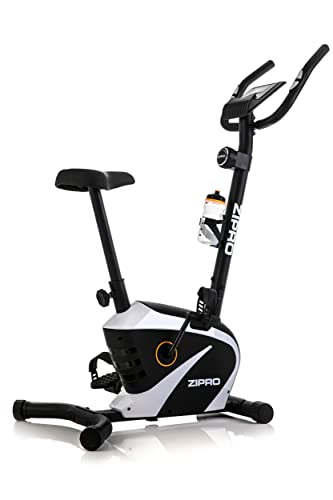 Zipro Erwachsene Magnetisches Fitnessbike Heimtrainer Beat RS bis 120kg Eine Schwungmasse von 6 kg, Schwarz, One Size