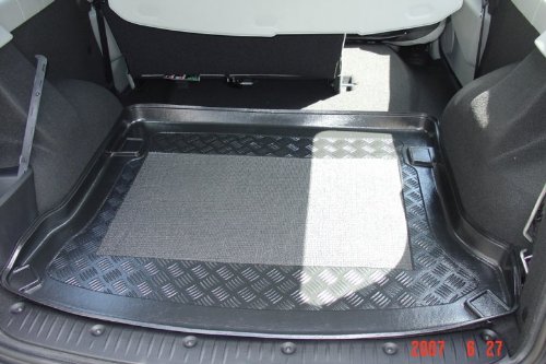 Kofferraumwanne mit Anti-Rutsch passend für Dacia Logan MCV Combi 5-tr. 5-Sitzer / 7-Sitzer 3. Reihe rausgenommen 2007-