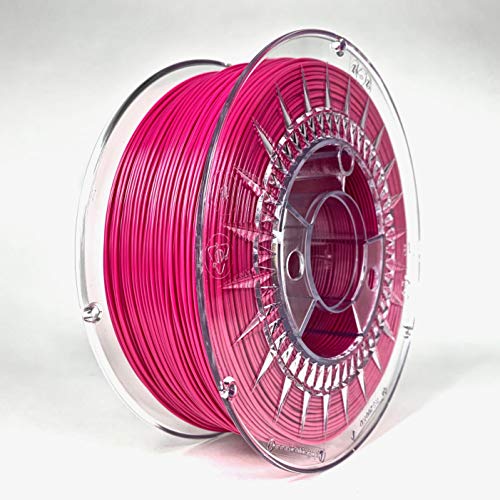 PETG – bright pink 1kg | Devil Design | 1.75mm | 3D Druck Filament | für Anfänger und Fortgeschrittene | Top Haftung | wenig Stringing | leicht zu drucken | verzugsarm und geruchslos