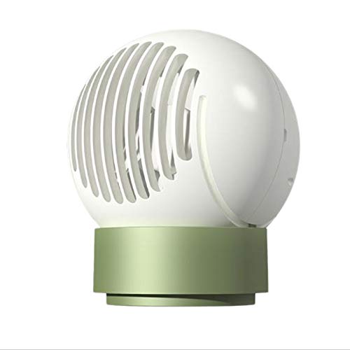 Tsadeer Mini Tischventilator leise Multifunktionale Ventilator Negative Sub Lampe für Moskito Nachtlicht Weiß