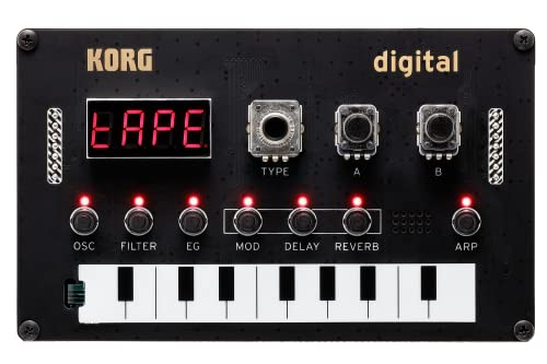 KORG Nu:Tekt NTS-1 Digital Kit, programmierbarer Synthesizer, DIY Synth Baukasten, mächtige Synthese- und Multieffekt-Engine