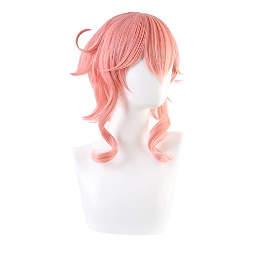 Rosa Reverse-Styling-Perücke for Männer und Frauen Anime-Spielperücken Modedekoration