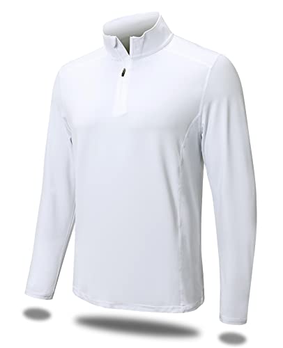 MEETWEE Poloshirt Herren Golf Langarm Männer, Funktionsshirt Polohemd UV Schutz Shirt Schnell Trocknend Atmungsaktives Sport Outdoor