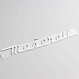 Auto Kofferraum Abzeichen Aufkleber, FüR Maserati Ghibli Levante Granturismo Quattroporte Label Cover Logo Ersatz Englische Buchstaben Dekoratives ZubehöR