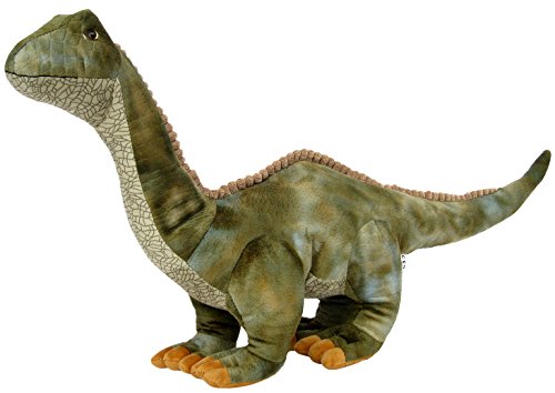 Wagner 4502 - Plüschtier Dinosaurier XXL Brontosaurus - 81 cm gross - Dino Brontosaurier Kuscheltier