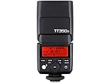 Godox Blitzgerät TT350N Systemblitzgerät für Nikon Kameras, Schwarz
