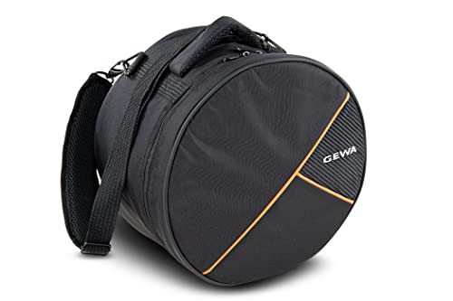 Gewa Tom Tom Gig-Bag Premium 10" x 7" (Cordura 600 Denier, reiß- und wasserfest, alle tragenden Teile extra verstärkt, 20 mm Schaumstoff, massive Reißverschlüsse) Schwarz
