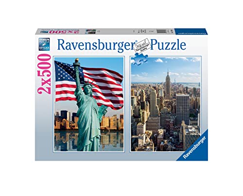 Puzzle 2x500 Stücke - neu -York - Erwachsener Puzzle Ravensburger - 10 Jahre - 17289