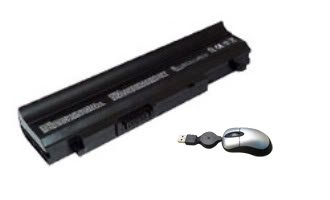 amsahr 3781-05 Ersatz Batterie für Toshiba 3781, E200, E200-002, E200-006, E205, E205-S1904 - Umfassen Mini Optische Maus schwarz