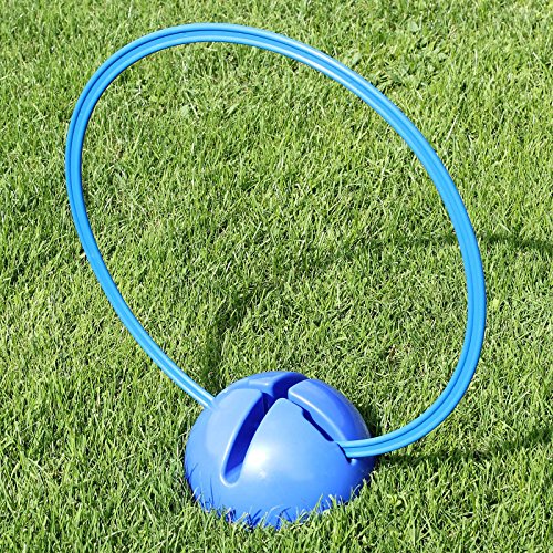 Superhund24 Kombi-X-Fuß mit Kombi-Ring 50 cm, in 4 Farben, für Agility-Training (blau)