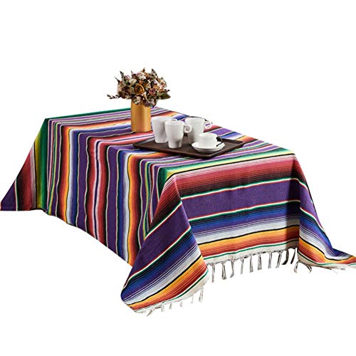 Ethnische Art-Strand-Decken-Picknick-Matten-Ausgangstapisserie-kampierende Decke mexikanische indische handgemachte Regenbogen-Decke