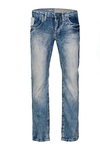 Camp David Jeans Nick R611 Light Vintage Used 98% Baumwolle 2% ELASTHAN CDU-9999-1449 W30 31 32 33 34 36 38 (W30L32)
