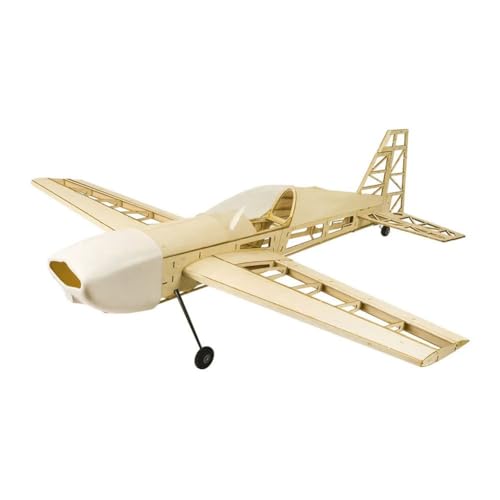 INTCHE RC Holzflugzeug RC Flugzeug Bausatz Spielzeug RC Flugzeug Bausatz Extra330 Rahmen Ohne Abdeckung Spannweite 1000 mm Balsaholz Modellbausatz