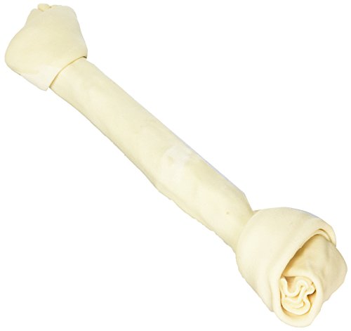Hogdseirrs (2 Pack) geknotet Rohhaut Knochen, 38,1 cm je