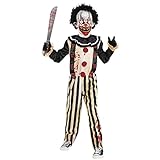 (PKT) (9902442) Child Boys Slasher Clown Boy Costume (14-16yr)