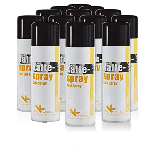 Kältespray | 24 Dosen KK Sport Kältespray (24 x 300 ml) Eisspray Kühlspray Kälte Spray