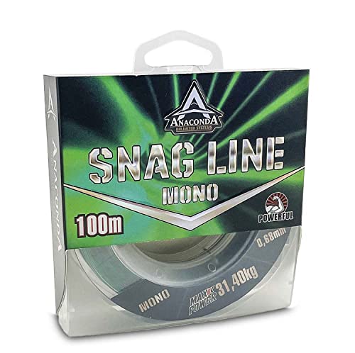 Saenger Unisex – Erwachsene Anaconda Mono Snag Line 100m 0,48mm/16,50kg