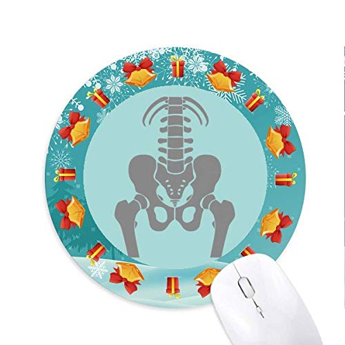 Skelett Knochen Mousepad Rund Gummi Maus Pad Weihnachtsgeschenk