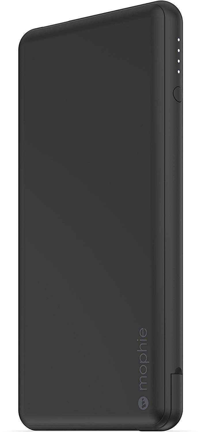 ZAGG Mophie "Powerstation Plus" Powerbank mit 12000 mAh, USB-A und USB-C Anschluss, Matt Schwarz