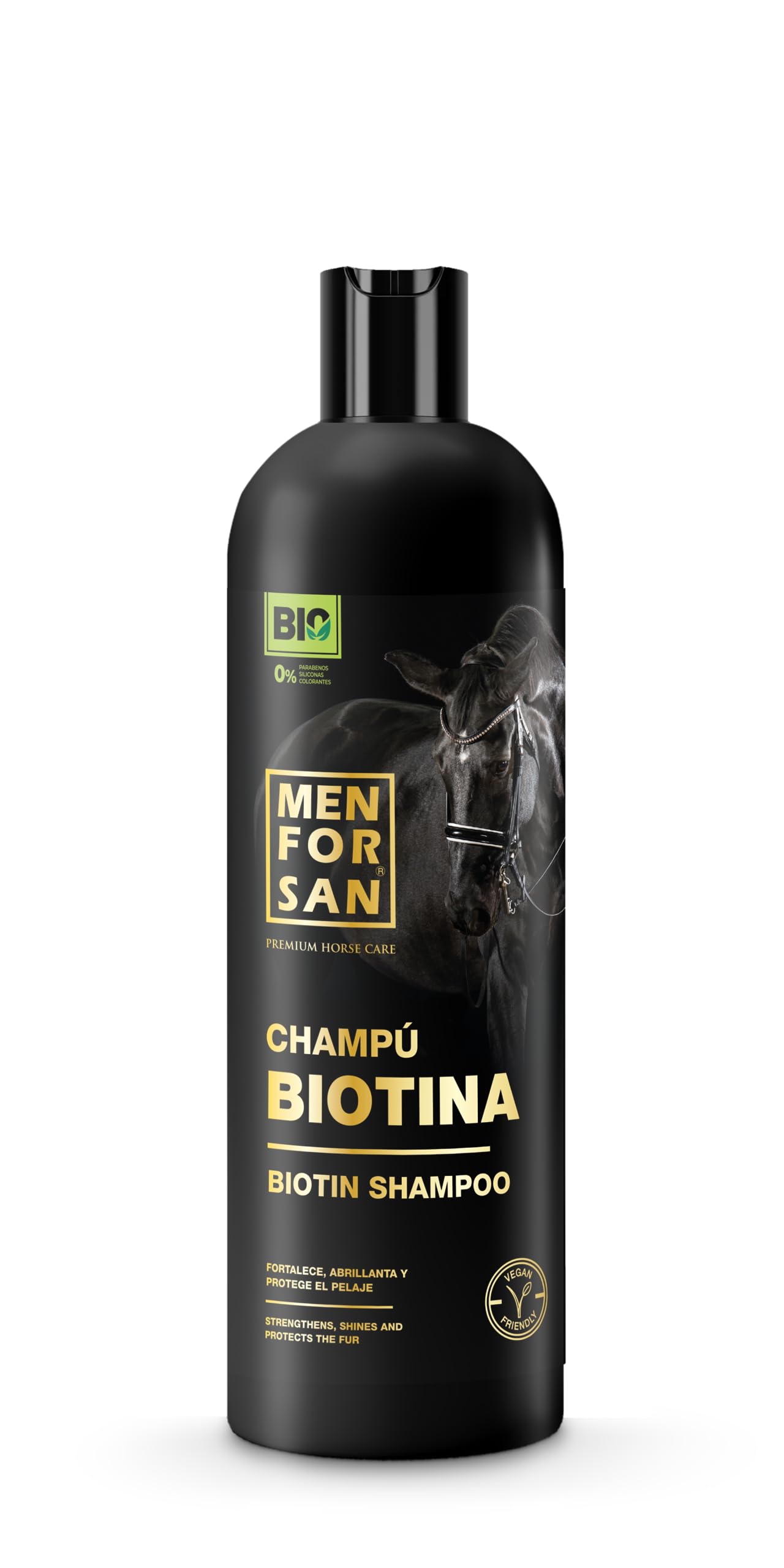 MENFORSAN Biotin Shampoo für Pferde, 1 l | Bio - Vegan Friendly Premium Horse Care