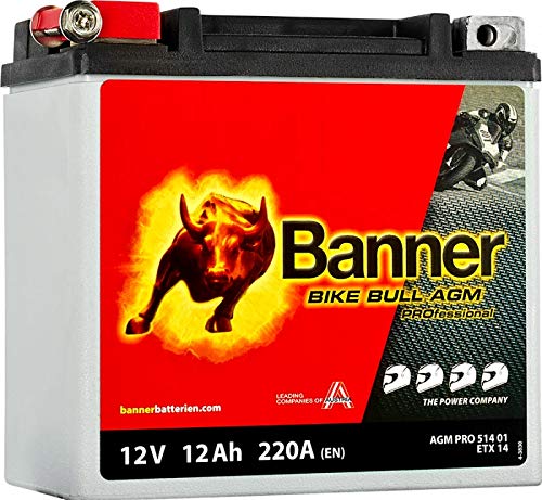 Banner AGM Pro 514 01 Akku Moto Bike Bull