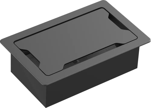 Vision TC3 SURRTB Kabel-Organizer, Kabelbox, Schreibtisch, Schwarz, Weiß, 1 Stück