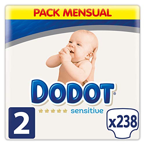 Dodot Protection Sensitive - Tücher Größe 3 (5-10 kg), Packung mit 3 x 74 Tüchern - Gesamt: 222 Tücher