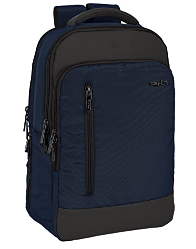 safta - Laptop-Rucksack 15,6 Zoll + Tablet + USB Business Dark Blue 29 x 44 x 15 cm, mehrfarbig (642201894)