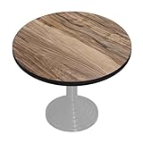 GGMMÖBEL Brasil | Bistro Tischplatte | Ø 60 cm | Vintage Old | Holz | Restaurant | Holzplatte | Gastronomie | Möbel | ABS Kante | Gastro | Tischplatte | Melamin |